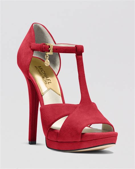 michael kors open toe pumps|Michael Kors open toe heels.